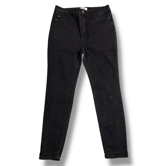 Harmony & Havoc Womens Denim Blue Jean Skinny Jeans Black Size 8 - Picture 1 of 10